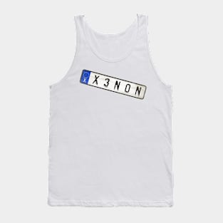 Xenon - License Plate Tank Top